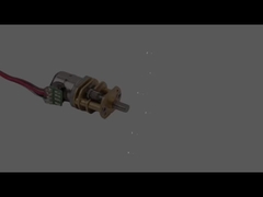 Motor stepper bipolar SM08-GB10 8mm diameter dengan D poros gearbox