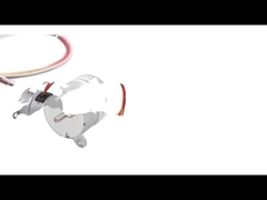 25mm Diameter 15 Derajat Sudut Langkah Stepper Motor SM25-024-8135G