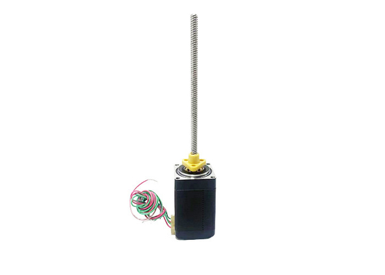 Nema 11 (28mm) hybrid stepper motor, bipolar, 4-lead, ACME lead screw, low noise, long life, high performance.