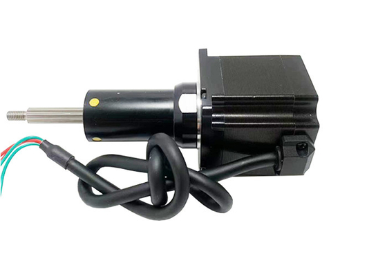 Nema 23 (57mm) hybrid stepper motor, bipolar, 4-lead, ACME lead screw, low noise, long life, high performance.