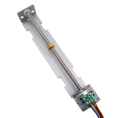 15mm 9V DC Miniature Slider Screw Stepper Motor with 0.02mm Displacement Resolution and 2 Phase Precision