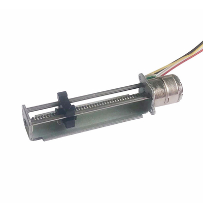 SM10-42L 10mm diameter motor stepper aktuator linier mini dengan braket dan penggeser