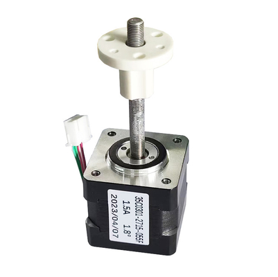 35C0301 NEMA14 motor stepper hybrid linier dengan 0,6096 mm pitch lead screw presisi tinggi