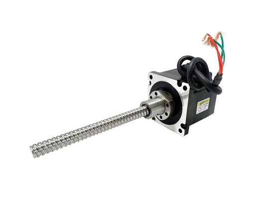 Nema 34 (86mm) hybrid ball screw motor stepper 1.8 ° Langkah Sudut 4 Kabel Timbal Tegangan 3/4.8V Arus 6A