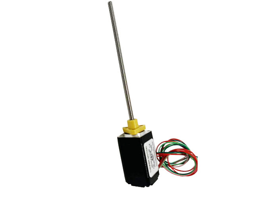 Motor stepper hybrid 20mm (Nema 8) performa tinggi, bipolar, 4-lead, langkah sekrup ACME dapat dipilih