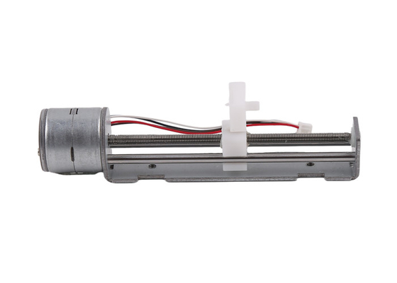 Sudut langkah 18°/langkah POM Plastik Slider Stepper Motor 20mm Diameter Keakuratan tinggi