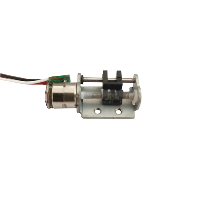 2 fase 8mm diameter 18 derajat sudut langkah Micro Slider Linear Stepper Motor Dengan Bracket