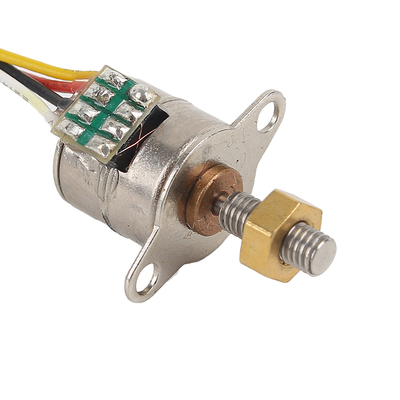 10mm 5V 2-Phase Stepper Motor dengan Sekrup M3 dan Kacang Tembaga