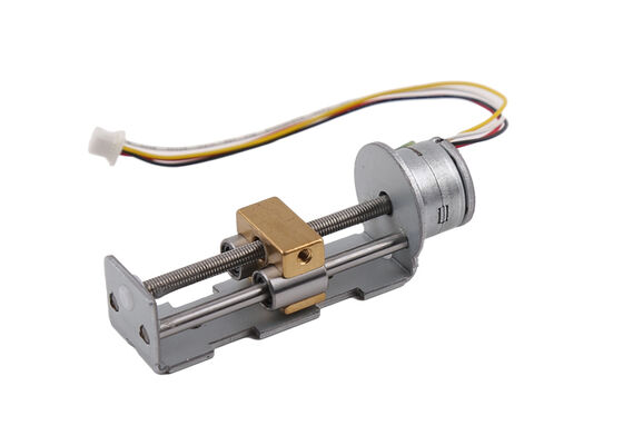 15mm 5VDC Electric Stepper Motor Dengan Slider M3 lead screw 18 derajatStep angle Bi-polar 2-2 fase