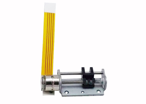2 fase Berat 4 g Magnet permanen 8mm Micro Slider Stepper Motor Dengan Bracket Mounting